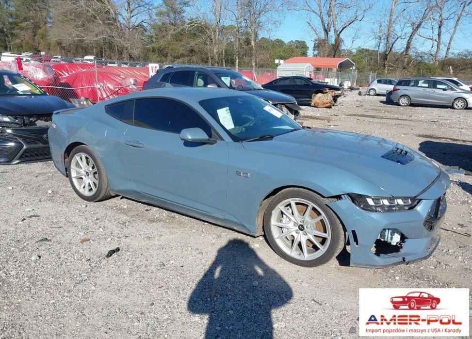 Ford Mustang 2024r., GT Premium Fastback, 5L, od ubezpieczalni