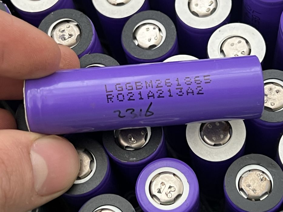 Акумулятори 18650 Li-ion lg m26