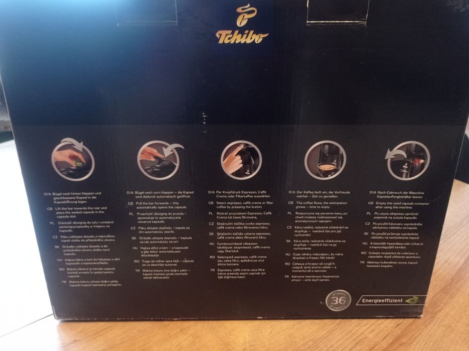 Express do kawy Tchibo cafissimo pure black