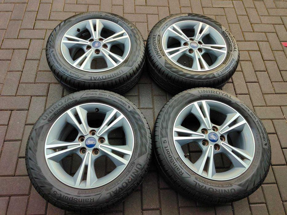 5x108 Alufelgi R16 FORD MONDEO MK4 Mk5 C-Max S-MAX FOCUS II III VOLVO ET50 7j Bikolor 4szt Ładne BEZ OPON