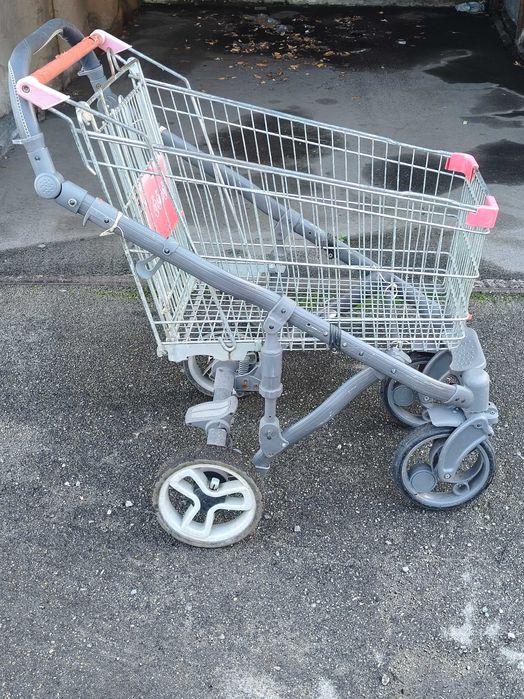 Тележка для супермаркета (хозяйственная, складская, грузовая)