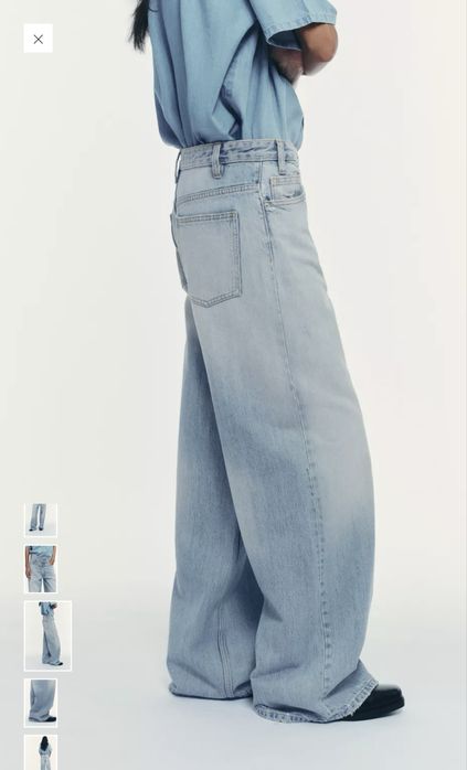 Джинси zara асиметричні