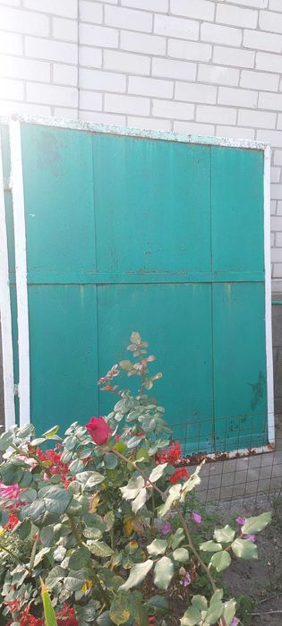 Металеві ворота та хвіртка