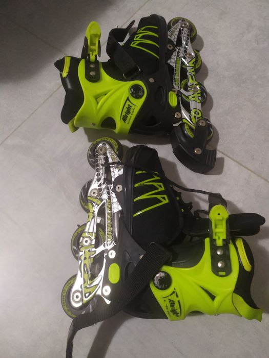 Łyżworolki regulowane firmy Allright model super skate rozmiar S(33-36