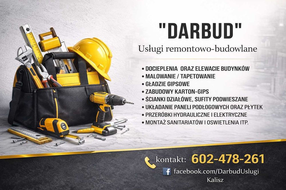 Profesjonalne usługi remontowo-budowalne | 20+ LAT NA RYNKU