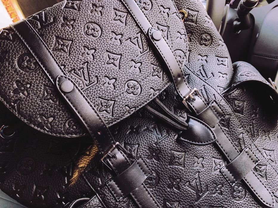 Louis Vuitton christopher мужской рюкзак портфель ранец черный