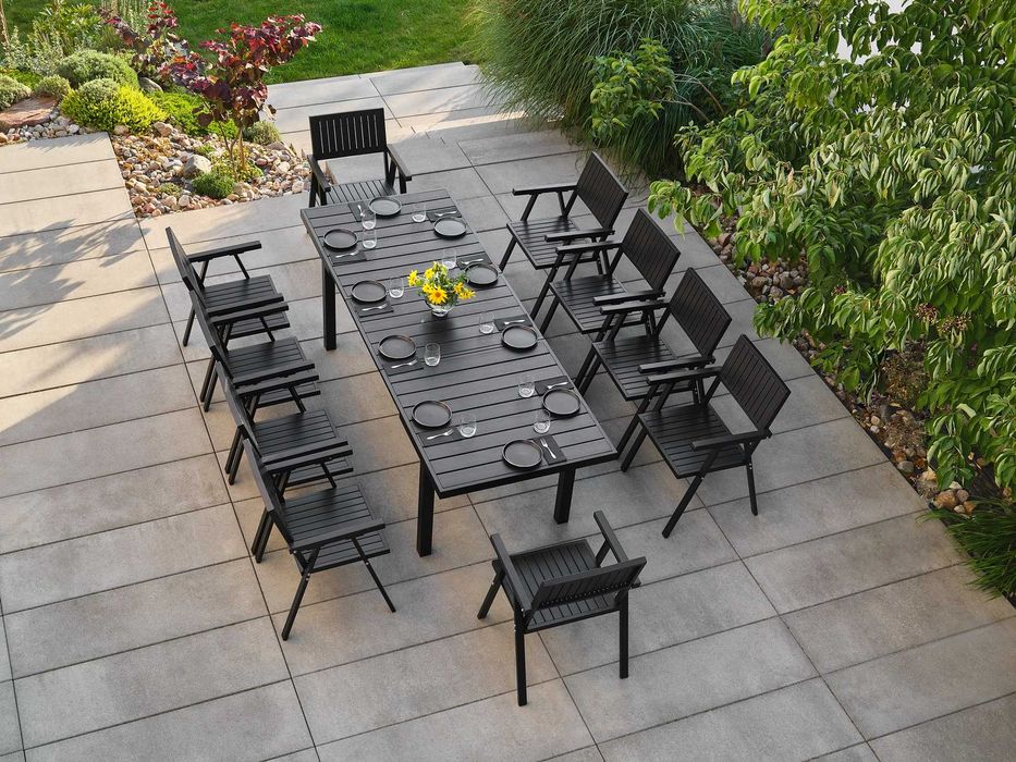 Nowoczesny stół ogrodowy rozkładany 180–240cm z kompozytu WPC Polywood 180/240