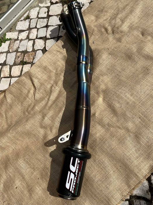 escape exhaust SC project carbon titanio