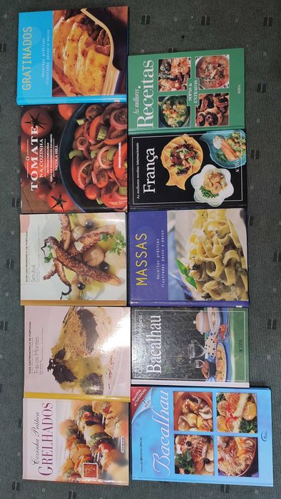 Lote 30 livros de culinária diversos