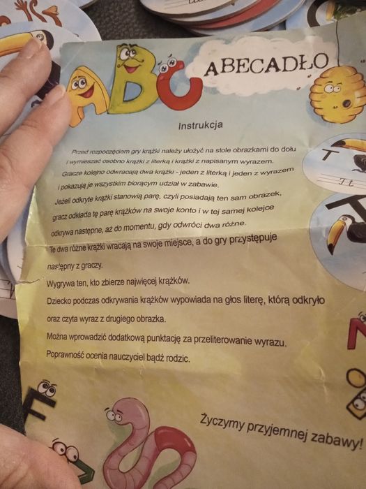 Gra Abecadło Beniamin