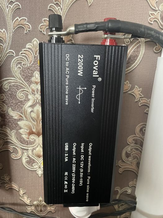 Інвертор Foval 2200W з чистою синусоїдою (Pure Sine Wave)