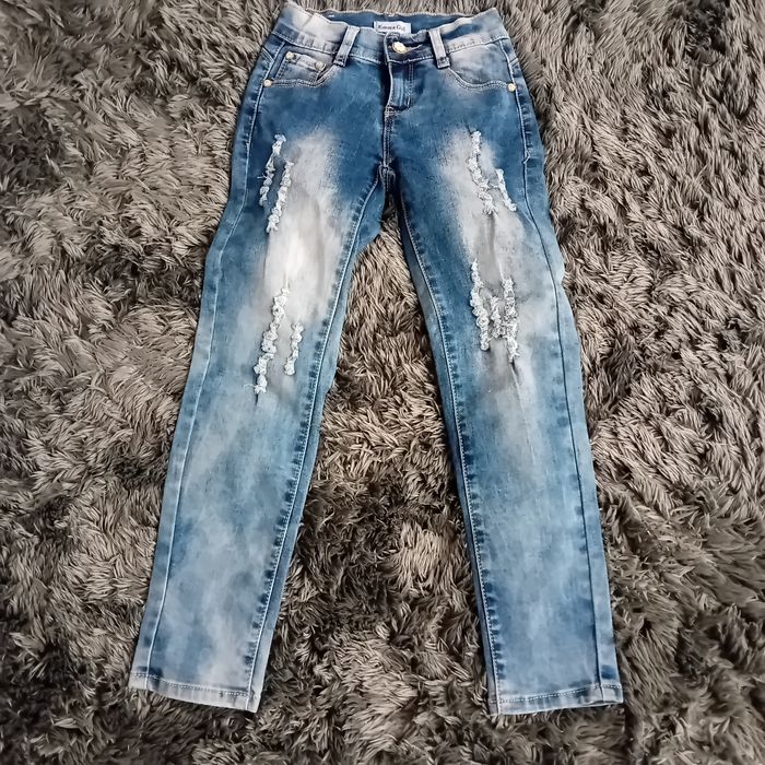 Spodnie dżinsowe 122/128 cm