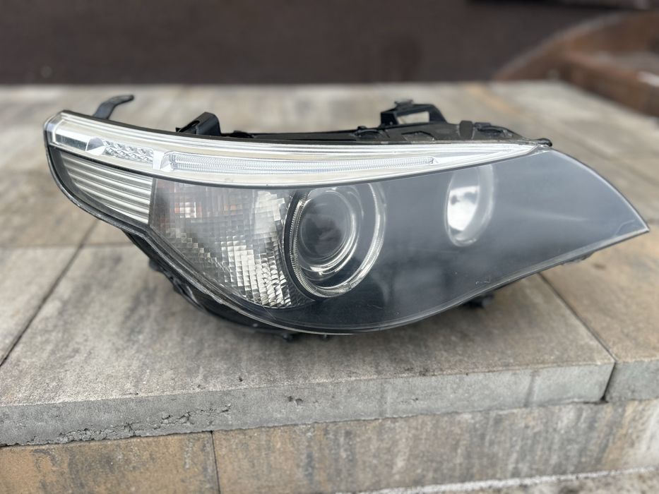 Lampy przod przednie e60 e61 xenon D2S NIESKRETNY  komoletny duzo zdje