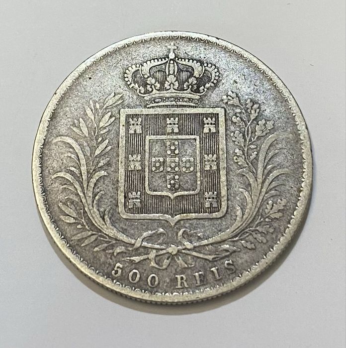 Moeda 72 - 500 Reis D.LUIS I - 1866