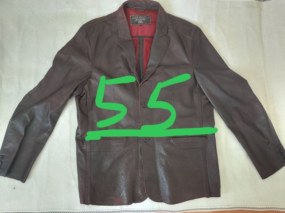 Renuar men 2XL куртка чоловіча шкіряна