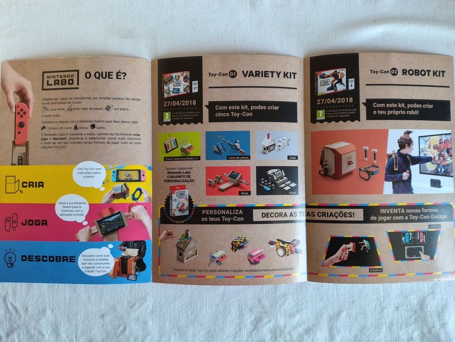 Catálogo Nintendo Switch Labo