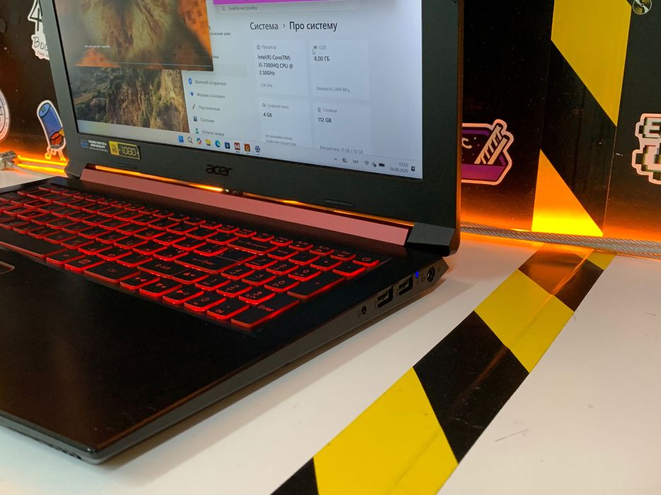 Ноутбук acer nitro 5 i5 7300HQ / GTX1050 4gb