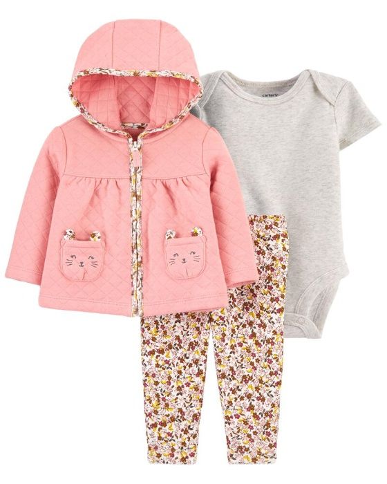 Костюм (боді+ штани+ жилетка) Carters Картерс тройка 1 - 5 роки