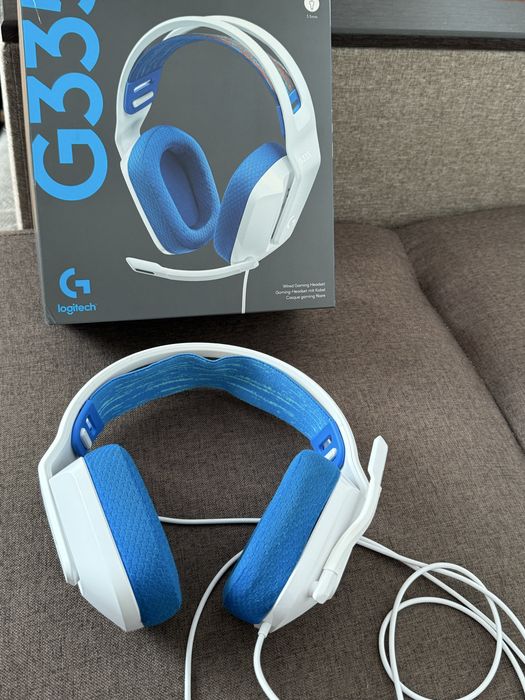 Наушники Logitech G335 Wired Gaming White