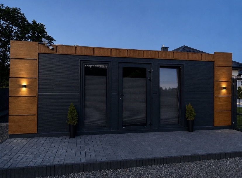 Gotowy! Pawilon Salon Fryzjerski Kosmetyczny Barberski Biurowy 7x3m Kontener - Więcej