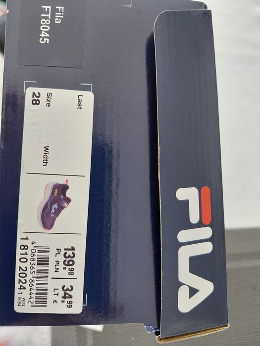 Buty Fila dziecięce roz 28