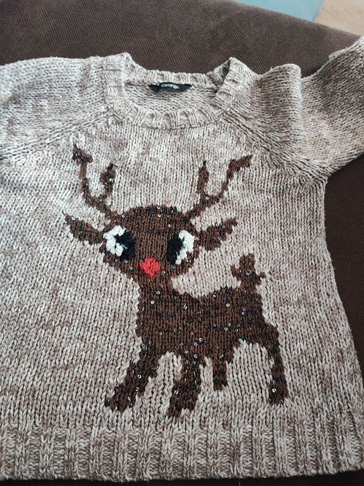 Sweterek świąteczny 4-5 lat