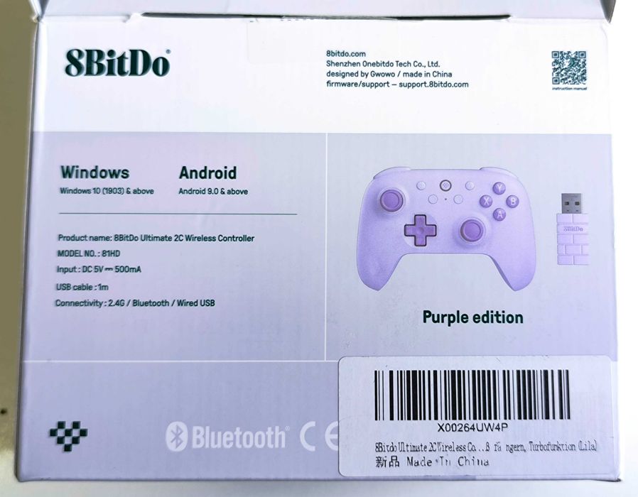 Джойстик Контролер 8BitDo Ultimate 2C до ПК Switch Android BT/2.4G