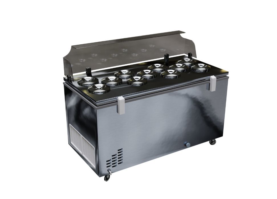 Profesjonalne Konserwatory do lodów 11+8 | Kuweciarka | Witryna | FVAT