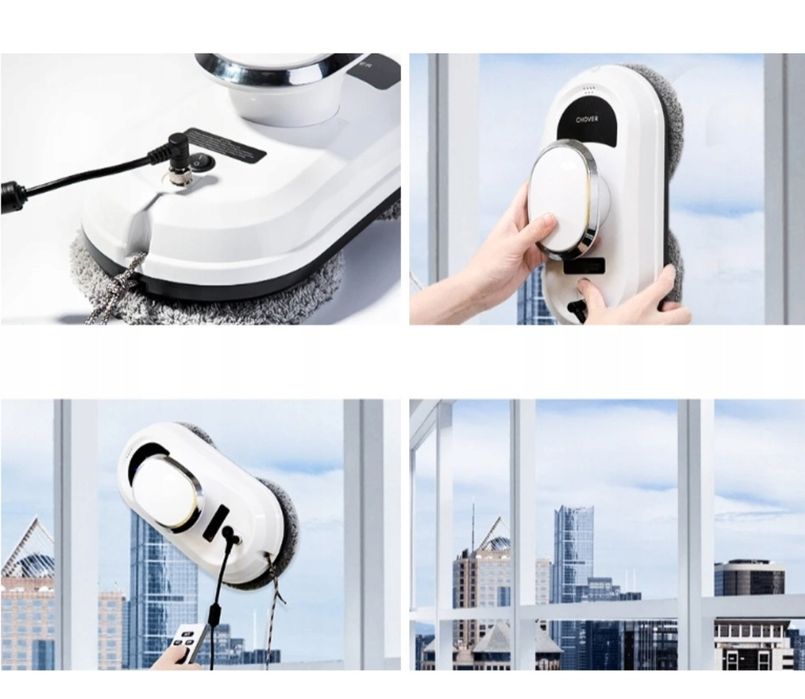 Robot do mycia szyb okna lustra zestaw CHOVERY inteligentny smart
