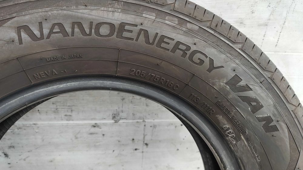 Opony Letnie 205/75/16C Toyo 2022/23r 8mm Blizniak Sprinter Iveco