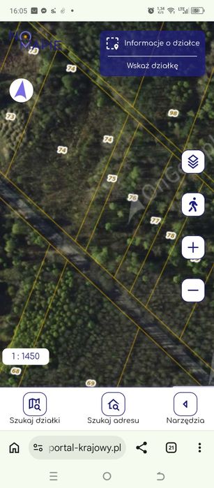 Działka 76 Gertudów za stadionem w Chrzanowicach