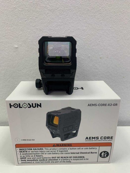 Holosun AEMS CORE X2-GR коліматорний приціл, зелена точка