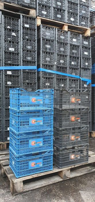 Skrzynki plastikowe  używane