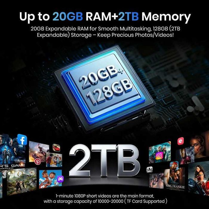 Fossibot F110 Pro 5G 8GB/128GB IP69K 2.4GHz