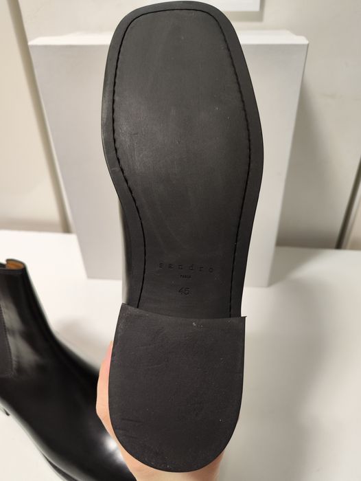 Sandro Paris чоловічі черевики челсі із натуральної гладкої шкіри