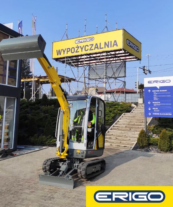 Mini koparka Wacker Neuson ERIGO Radlin wypożyczalnia wynajem