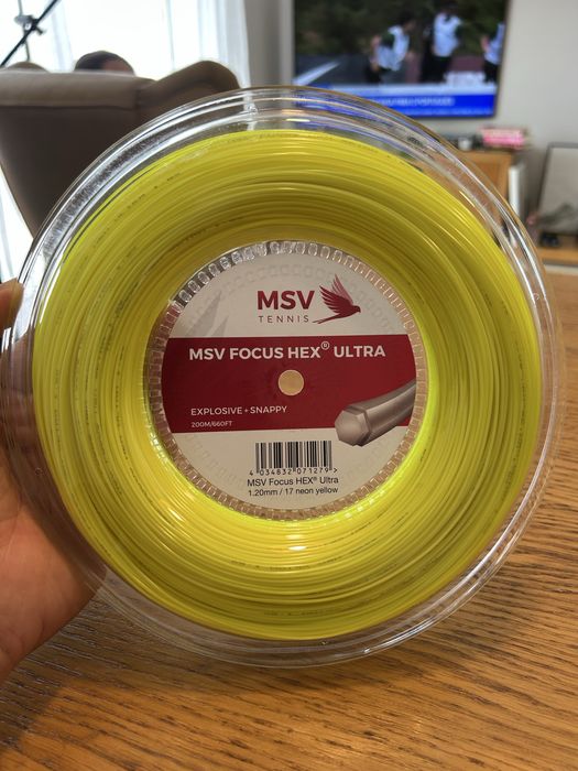 MSV Focus HEX Ultra 1.20 mm — Rolo 200 m | Neon Yellow