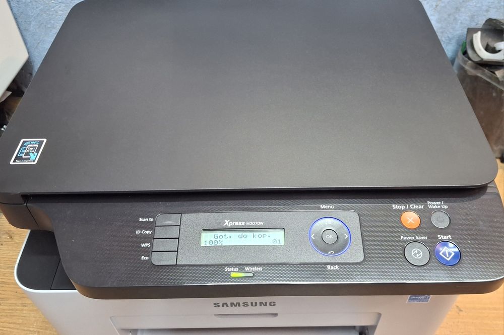 Drukarka Samsung M2070W WIFI NFC skaner ksero bdb