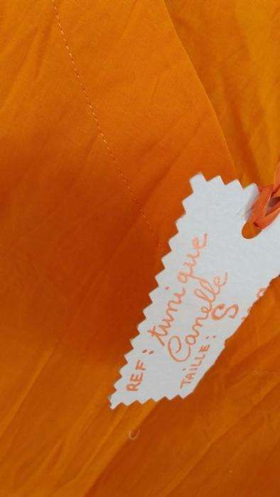 Koszula bluzka orientalna made in India pomarańcz hipi boho Hinduska i