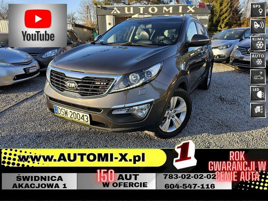 Kia Sportage 1,7 D * Salon Pl * Bardzo Zadbana * Gwarancja /