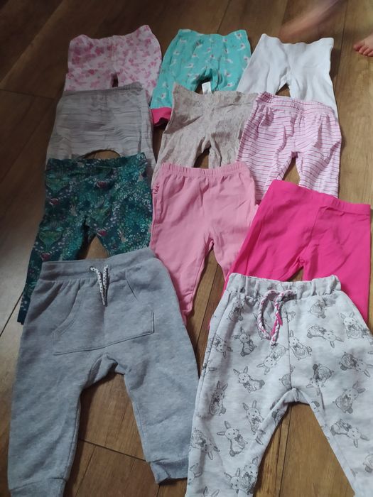Legginsy spodnie, roz. 6-9 miesięcy