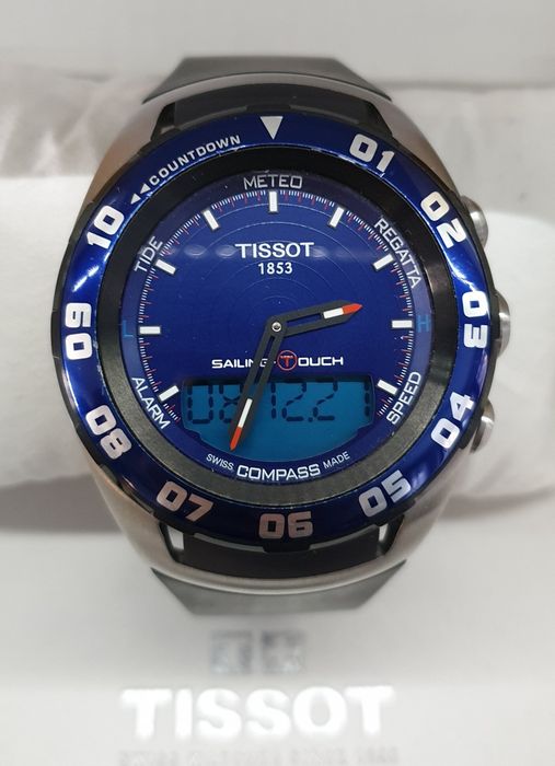 Zegarek Męski TISSOT SAILING TOUCH dla żeglaży ,regaty sporty wodne.