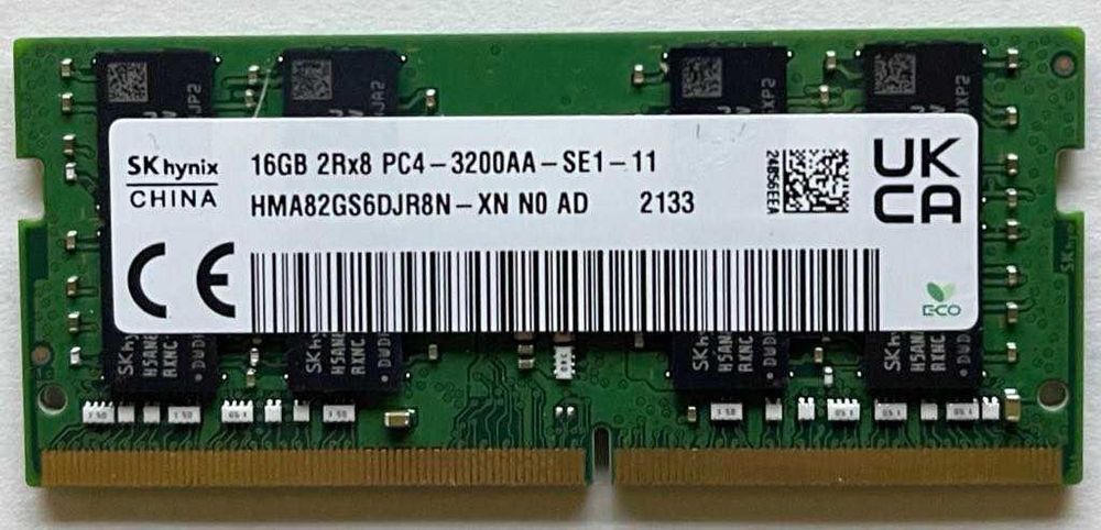 1x 16 GB RAM DDR4 3200 SK hynix 1 kość [37]
