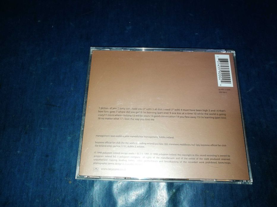 Boyzone - Where We Belong CD433634293486735362