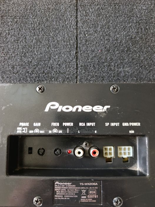 Продам свой сабвуфер Pioneer TS-WX 206 A