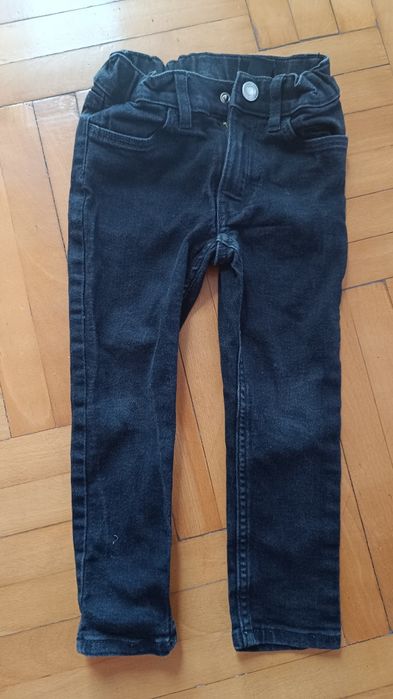 Spodnie czarne jensowe h&m rozmiar 98