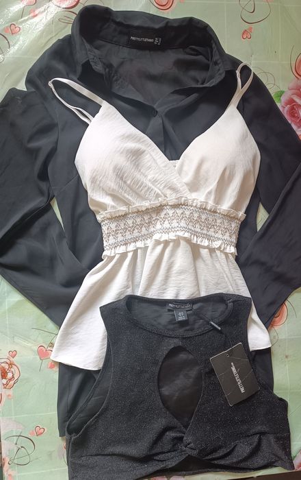 Набір фірмових речей блузка топ майка спідниця р -М