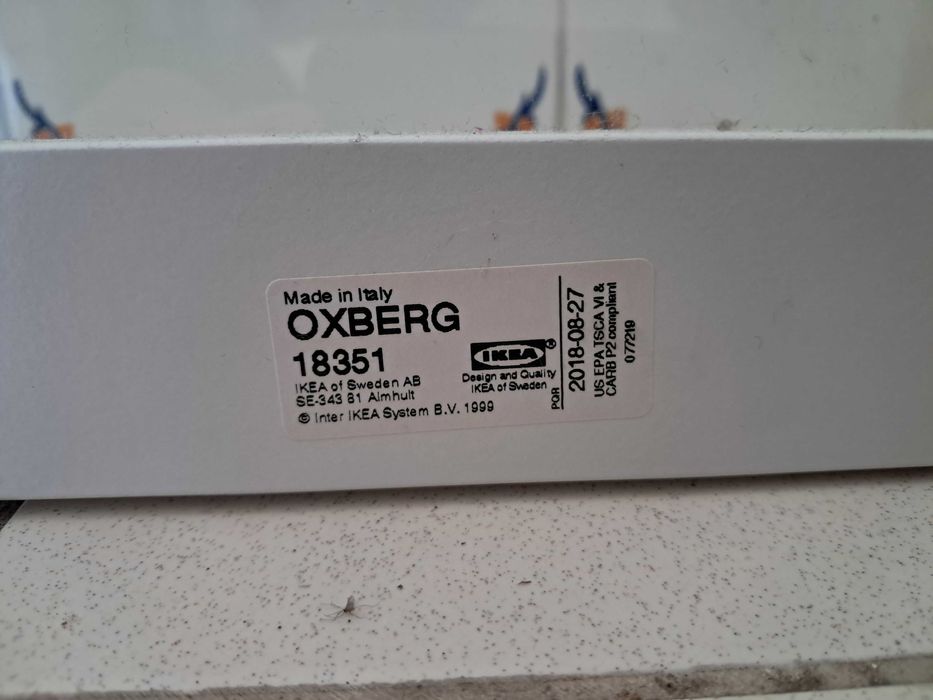 Conjunto 2 Portas de vidro, branco, Billy Oxberg Ikea 40cmX192cm