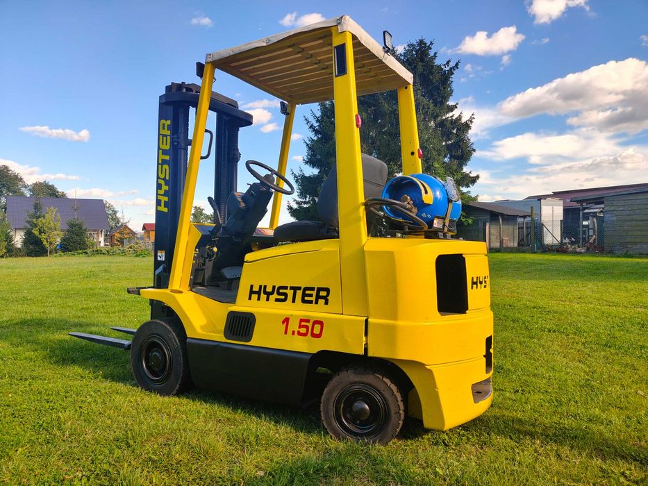Wózek widłowy HYSTER H1.5 Super Stan, duplex, LPG