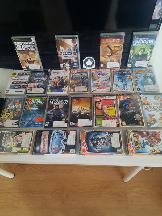 Jogos 23 PSP + 3 PS2